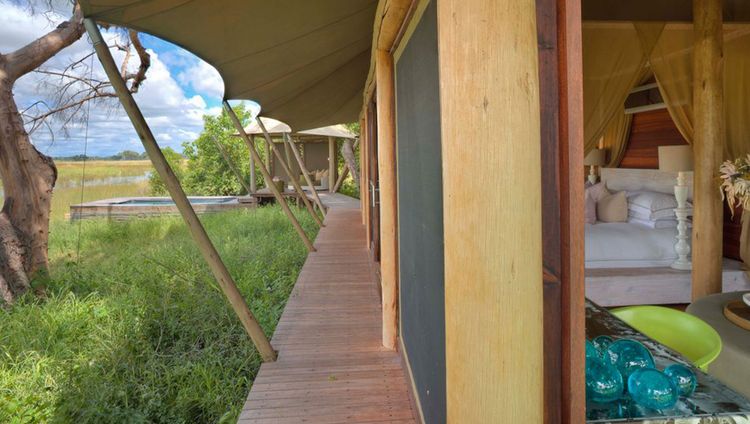 andBeyond Xaranna Okavango Delta Camp - Teras