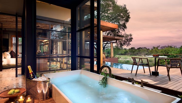 andbeyond Tengile River Lodge - Badewanne