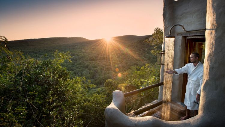 andbeyond Phinda Rock Lodge - Außendusche