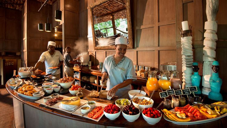 andbeyond Lake Manyara Tree Lodge - Frühstück