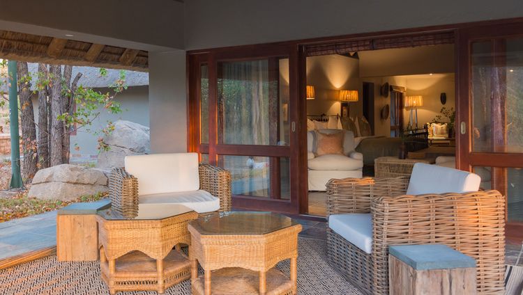 Simbavati River Sands - Terrasse einer Suite