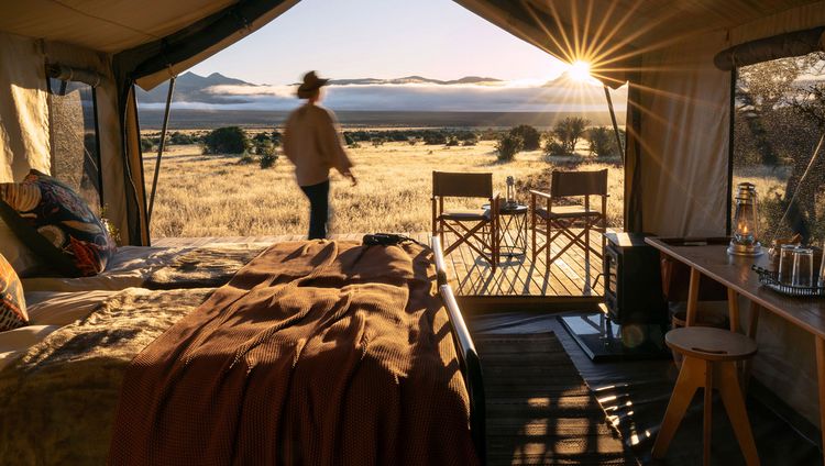 Samara Karoo Reserve - Plains Camp Zelt