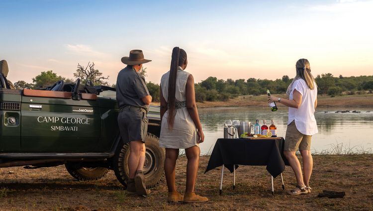 Simbavati Camp George - Sundowner