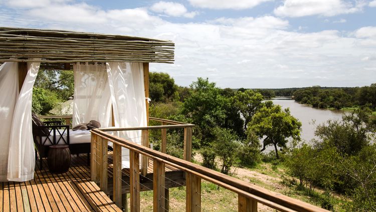 Simbavati Hilltop Lodge - Aussicht aus einer 