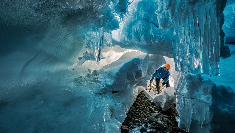 Echo Camp - Besuch einer Gletscherhöhle